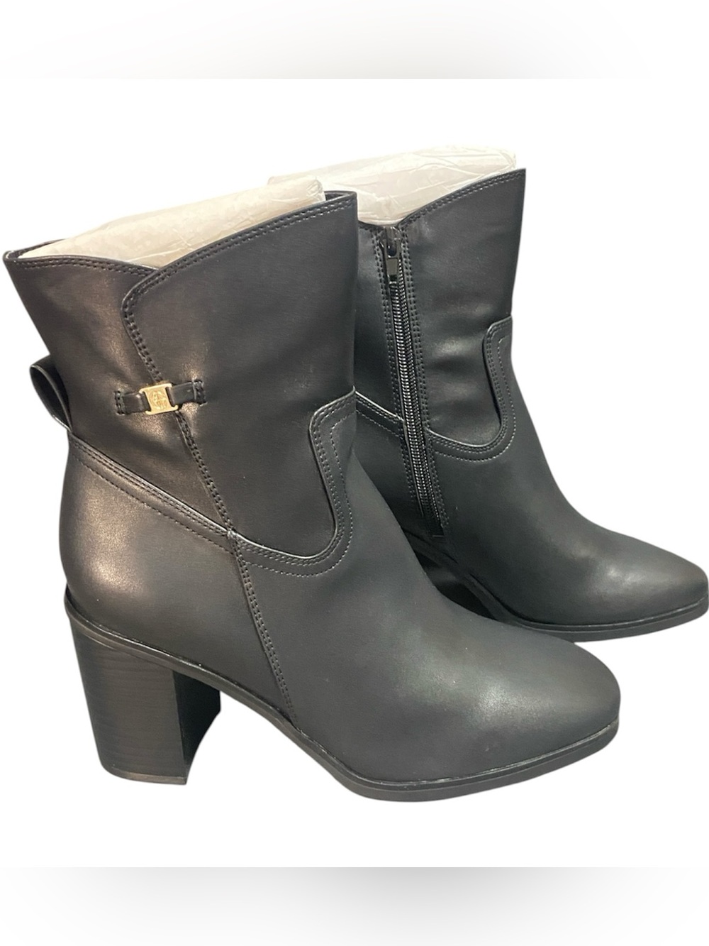 NWT Giani Bernini Olaa Memory Foam Block Heel Dress Booties
